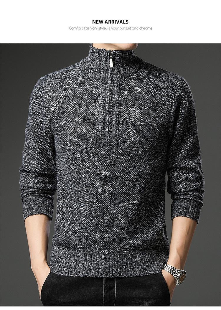 Men’s Half Zip Sweater in Fleece