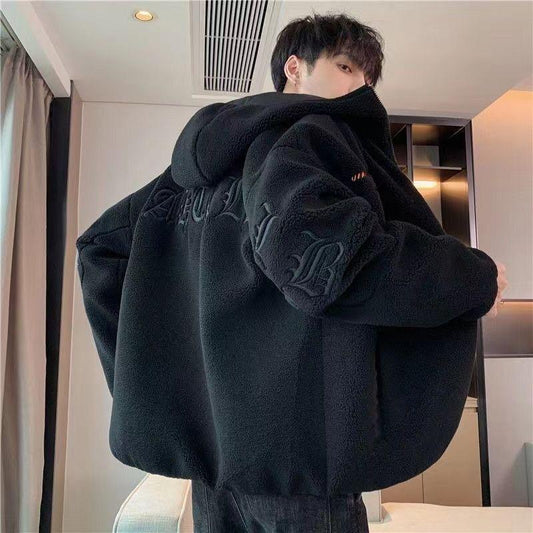 Men’s Black Hooded Jacket